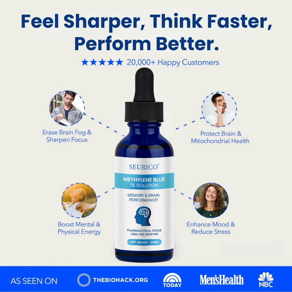 Seurico™ MindVital Drops – Methylene Blue 1% for Memory & Focus